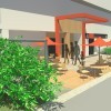 Úprava veřejného prostoru před polyfunkčním domem v Kopřivnici